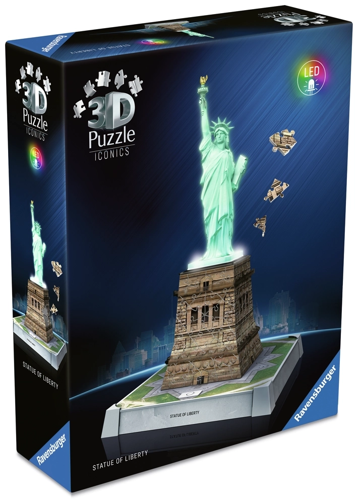 Iconics Statue of Liberty w. Light 108p