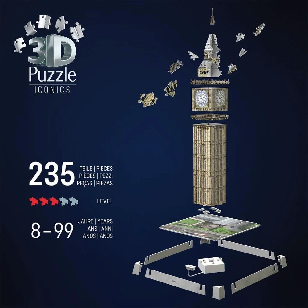 Iconics Big Ben with Light
