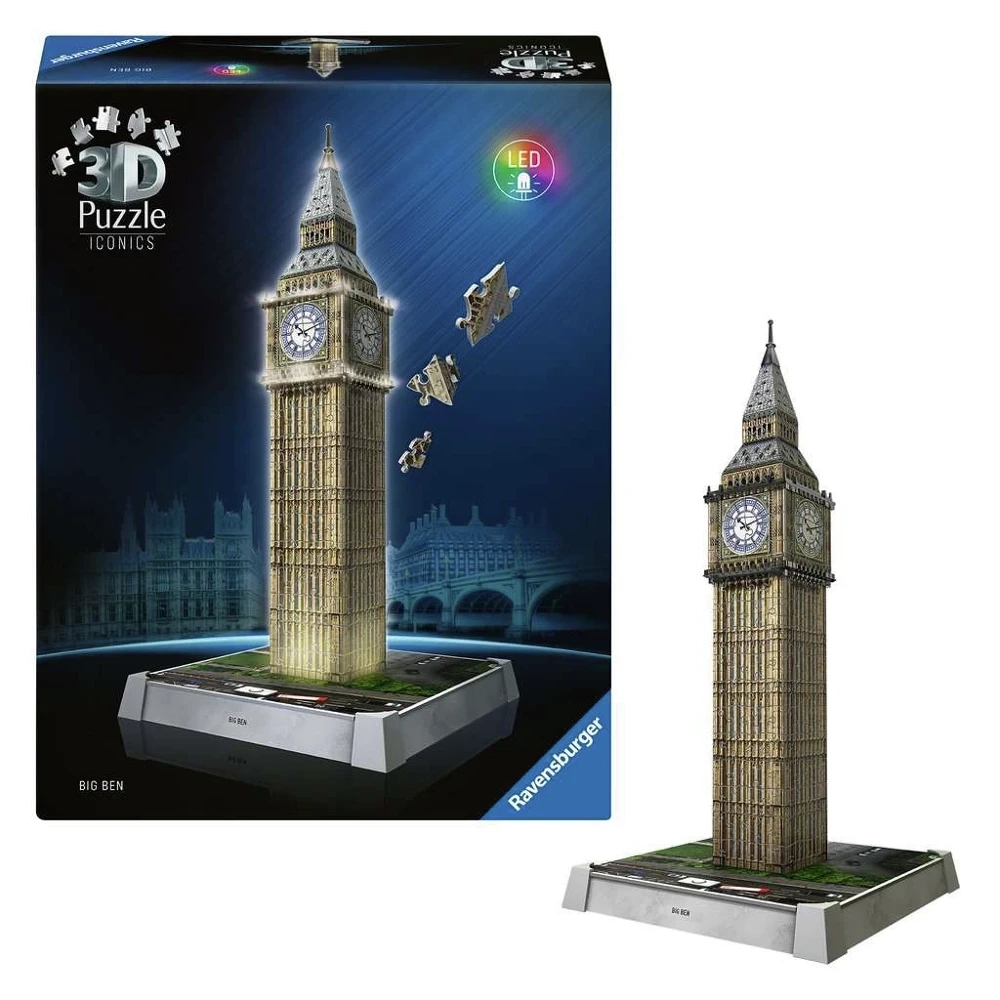 Iconics Big Ben with Light