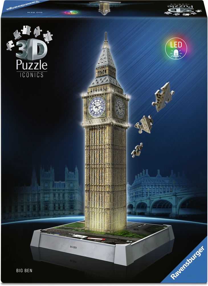 Iconics Big Ben with Light