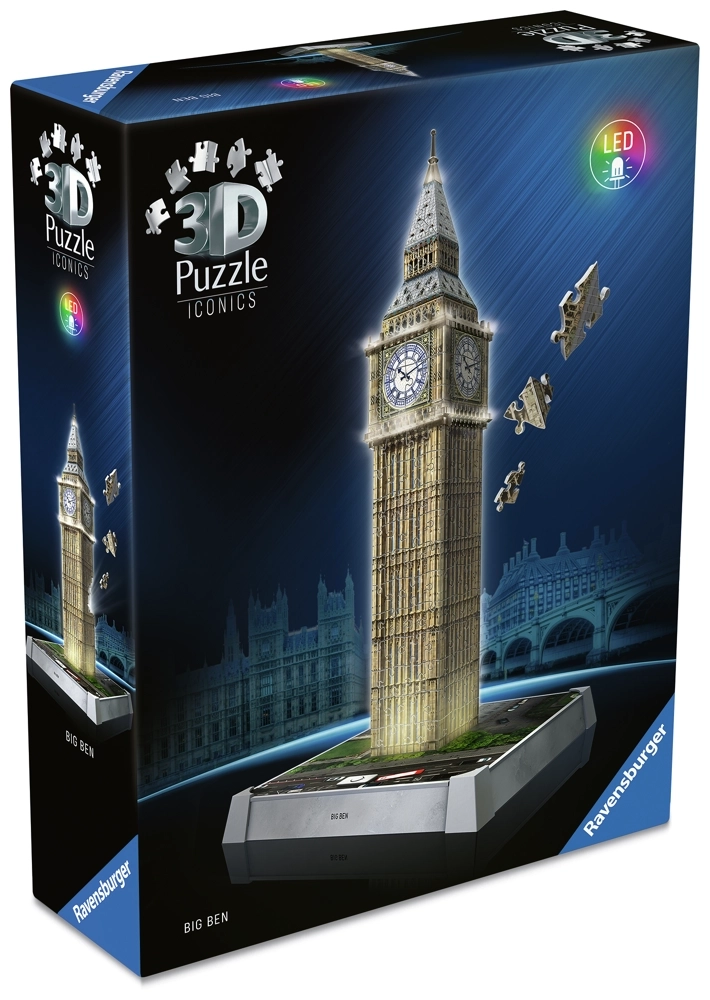 Iconics Big Ben with Light