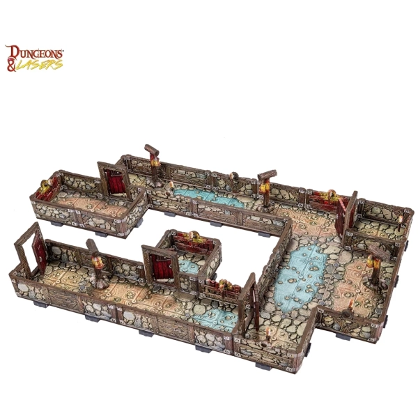 Dungeons & Lasers: Dwarven Mine - vorbemalt