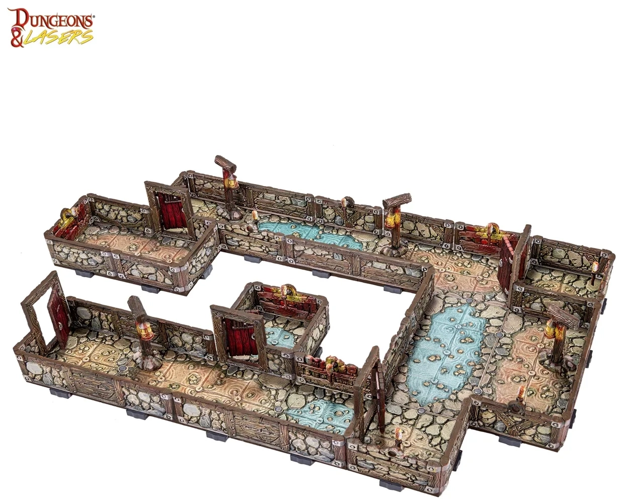 Dungeons & Lasers: Dwarven Mine - vorbemalt