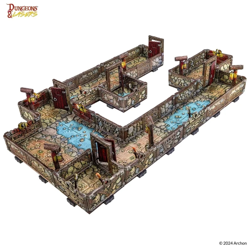 Dungeons & Lasers: Dwarven Mine - vorbemalt