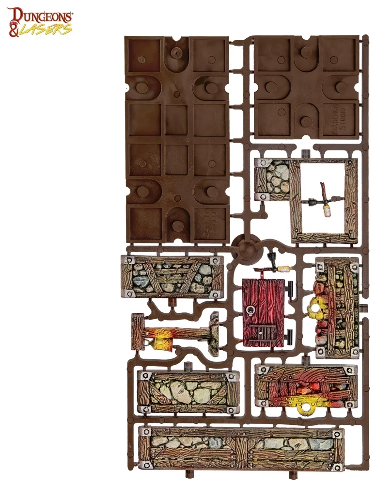 Dungeons & Lasers: Dwarven Mine - vorbemalt
