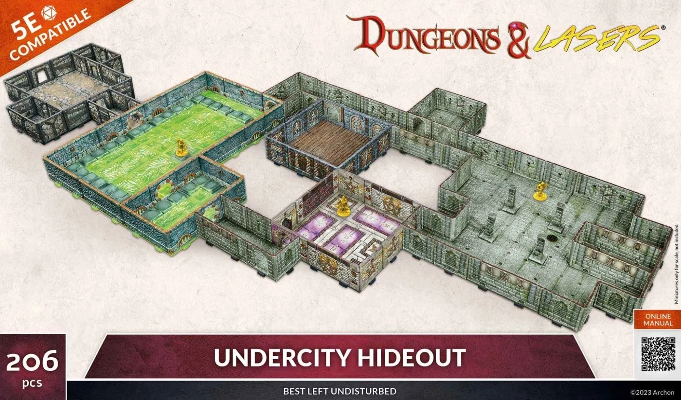 Dungeons & Lasers: Undercity Hideout - Geländebausatz