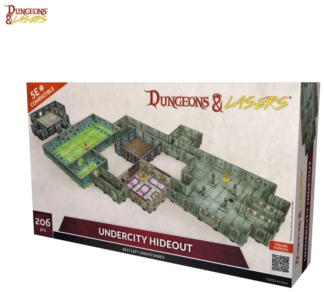 Dungeons & Lasers: Undercity Hideout - Geländebausatz