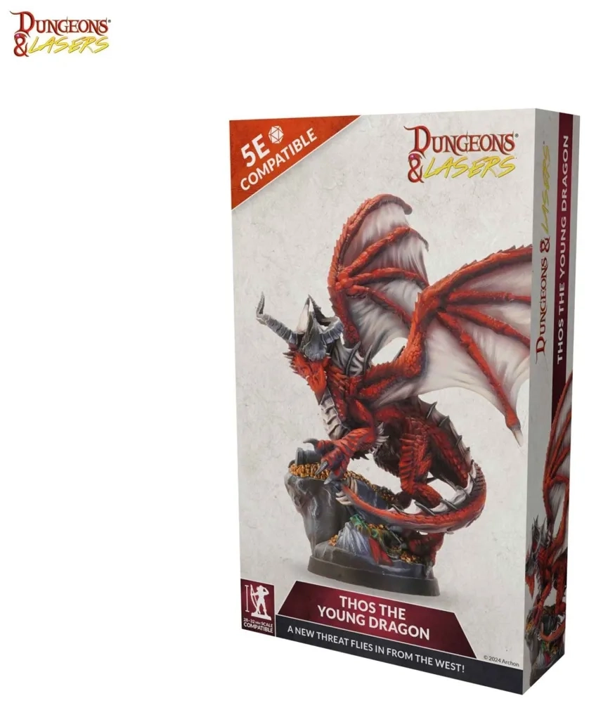Dungeons & Lasers: Thos the Young Dragon - Miniaturbausatz