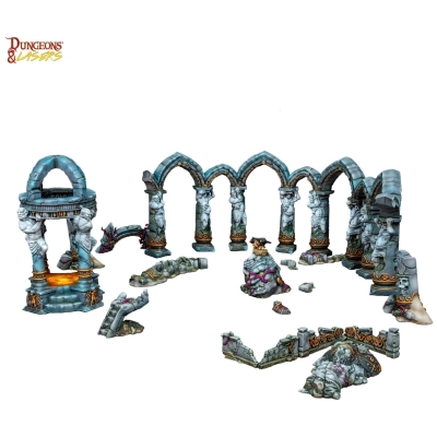 Dungeons & Lasers: Land of the Giants - Geländebausatz