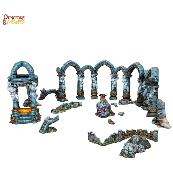 Dungeons & Lasers: Land of the Giants - Geländebausatz