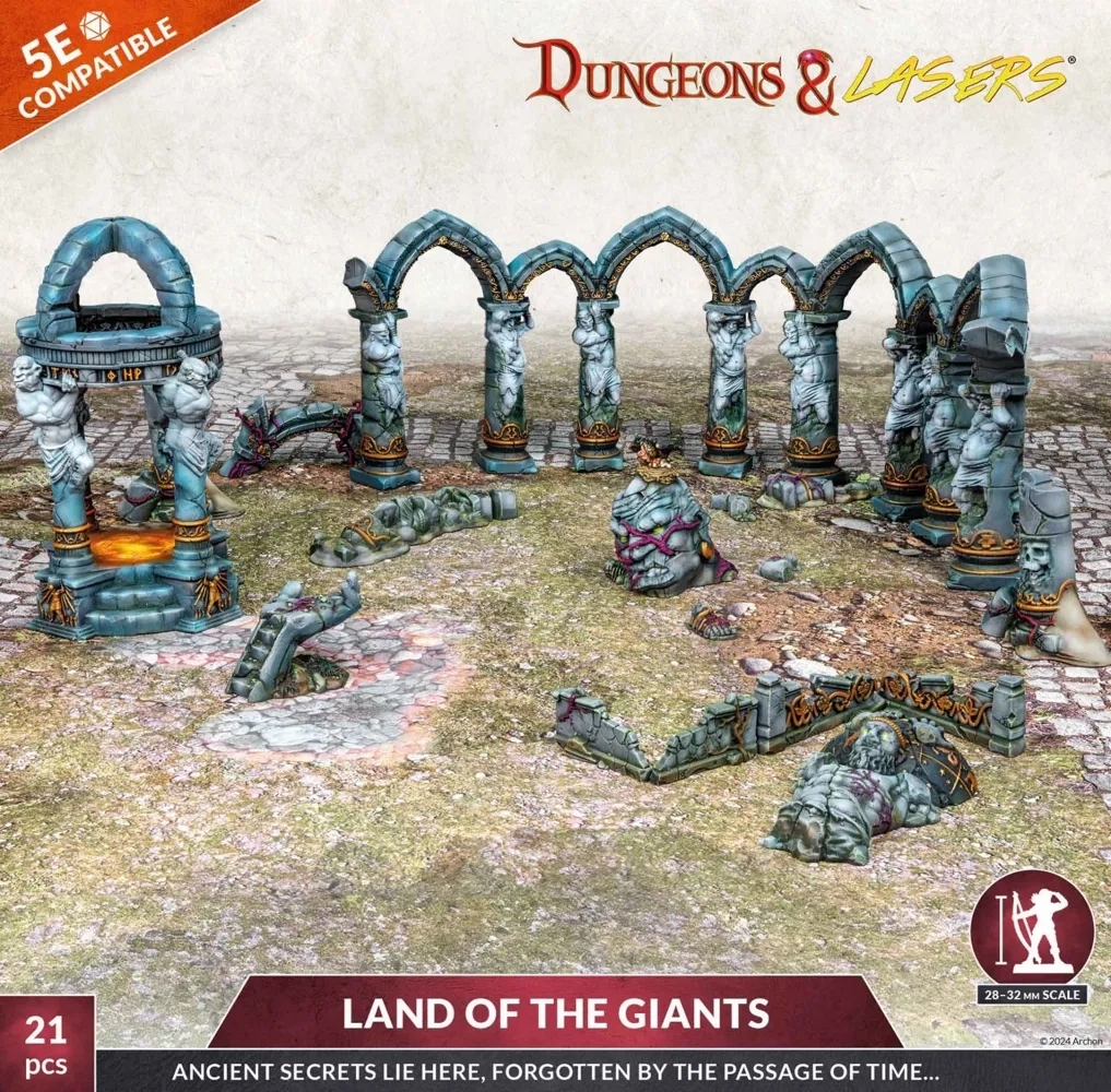Dungeons & Lasers: Land of the Giants - Geländebausatz