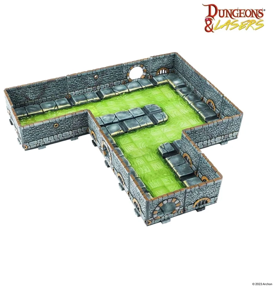 Dungeons & Lasers: Sewers Set - Geländebausatz