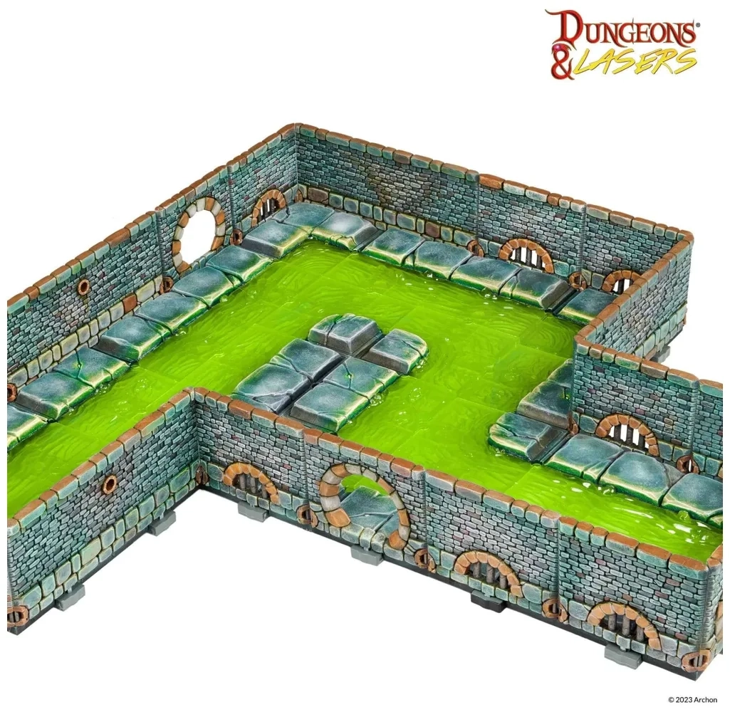 Dungeons & Lasers: Sewers Set - Geländebausatz