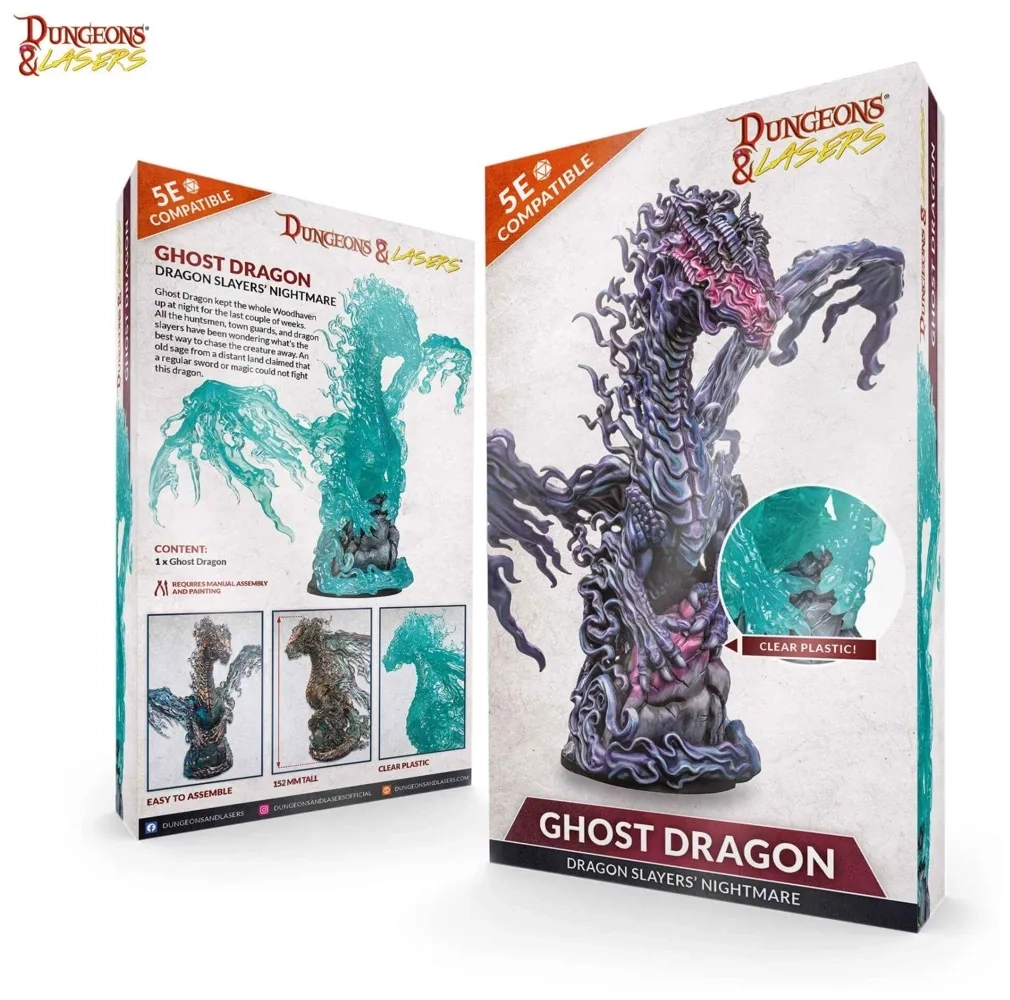 Dungeons & Lasers: Ghost Dragon - Miniaturbausatz