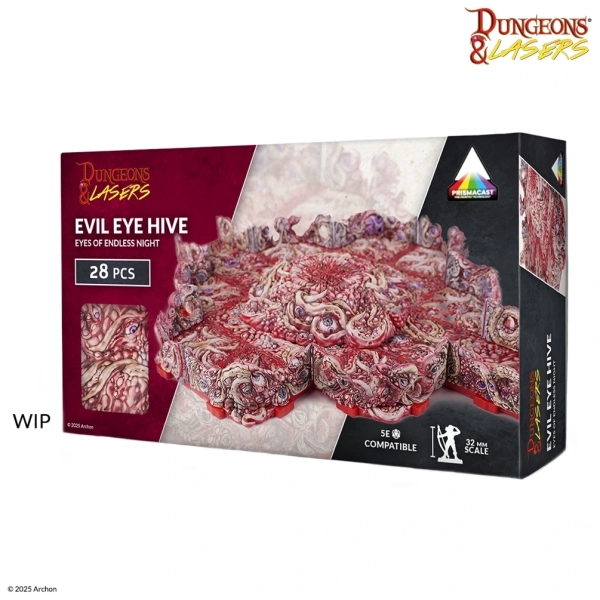 Dungeons & Lasers: Evil Eye Hive - vorbemalt