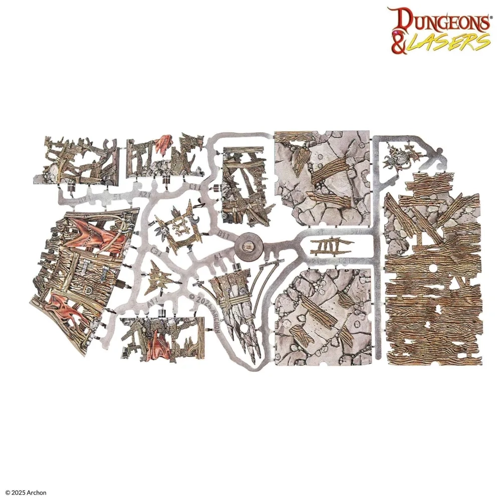 Dungeons & Lasers: Goblin Lair - vorbemalt