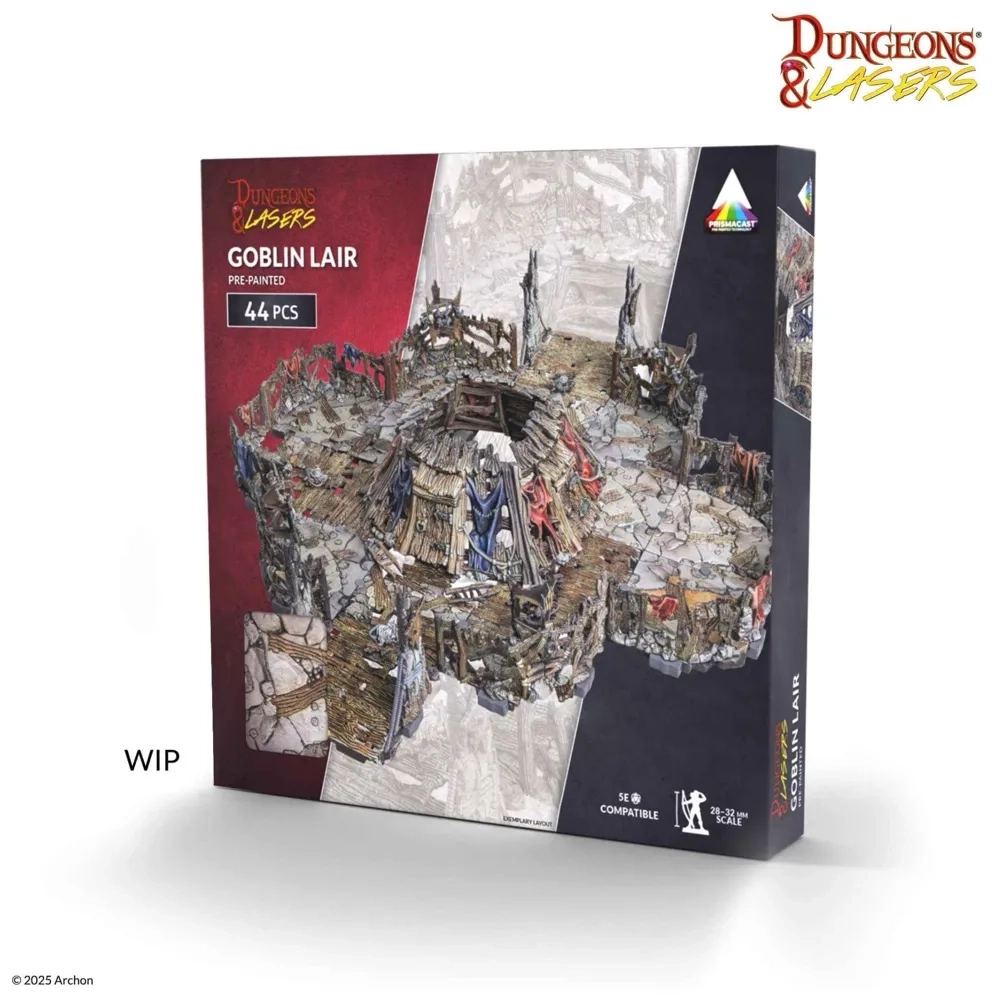 Dungeons & Lasers: Goblin Lair - vorbemalt