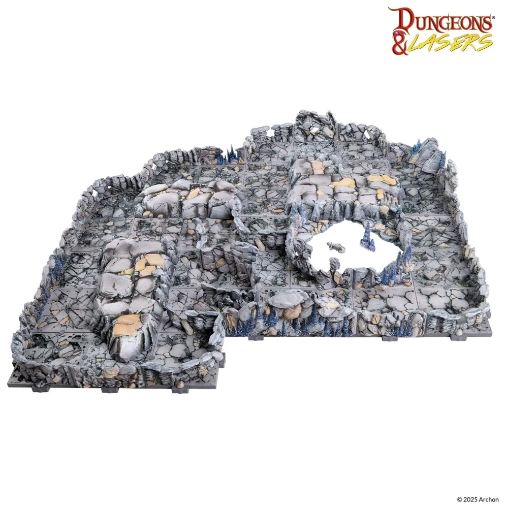 Dungeons & Lasers: Rocky Caves - vorbemalt