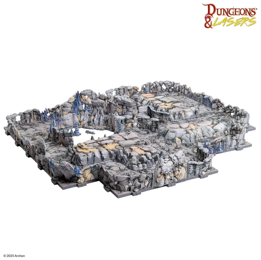 Dungeons & Lasers: Rocky Caves - vorbemalt