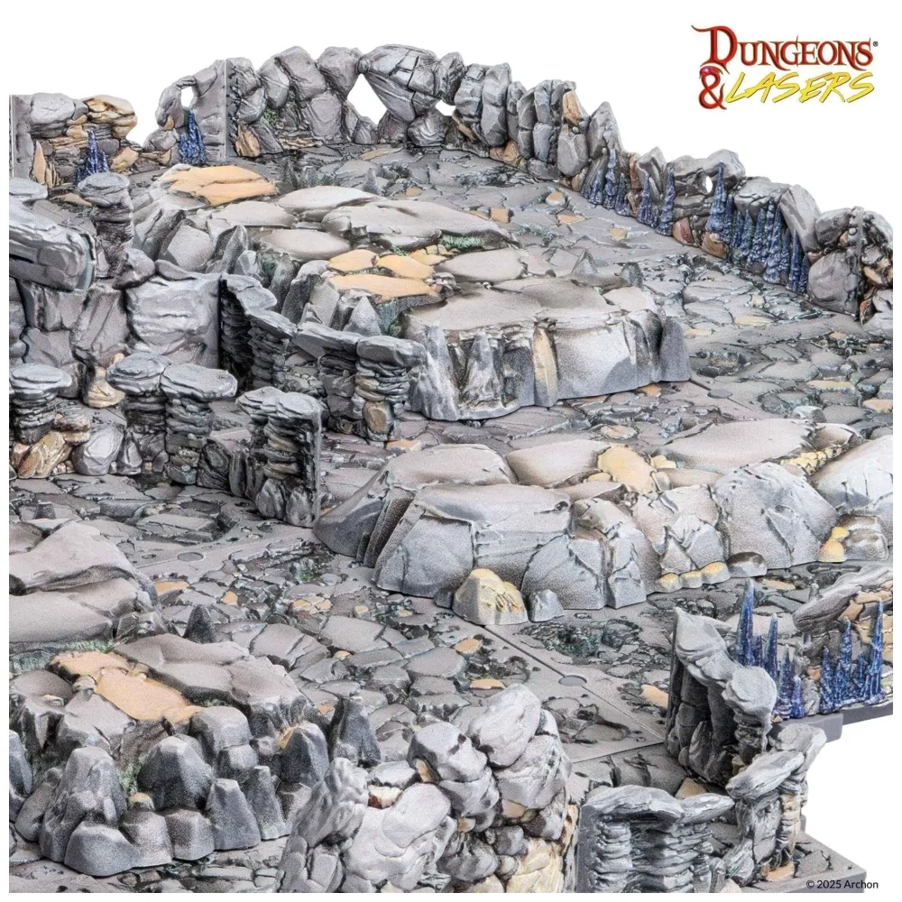 Dungeons & Lasers: Rocky Caves - vorbemalt