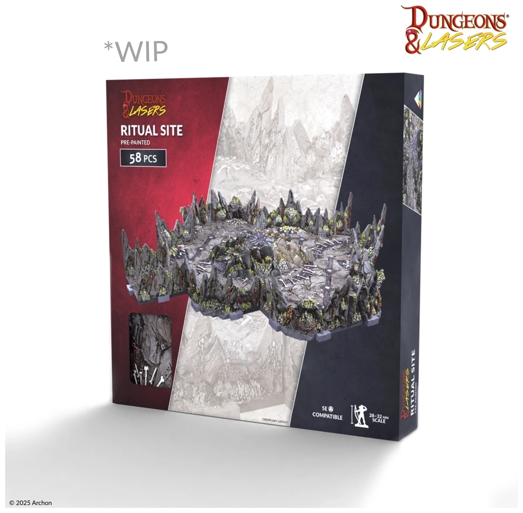 Dungeons & Lasers: Ritual Site - vorbemalt