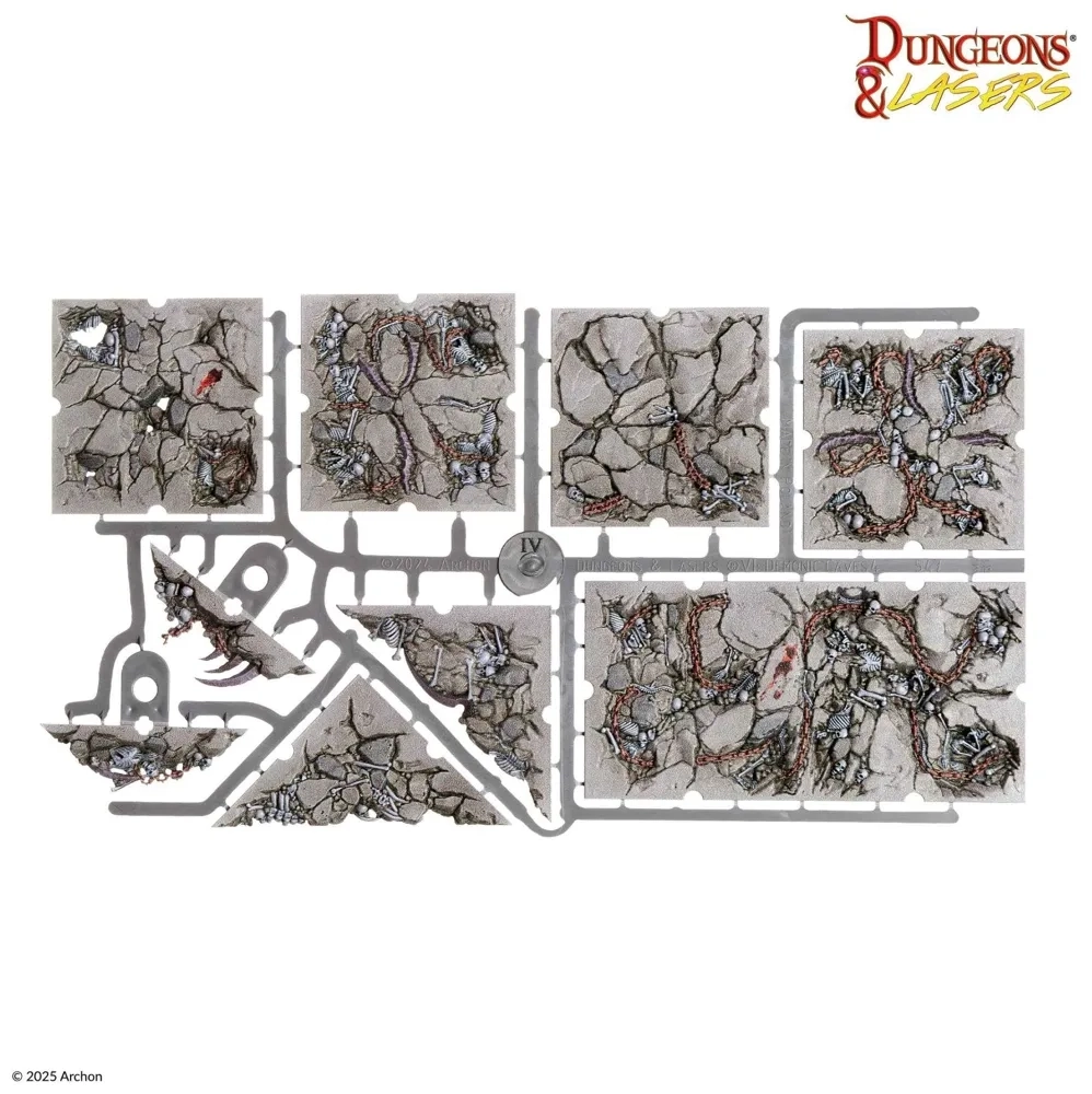 Dungeons & Lasers: Demonic Caves - vorbemalt