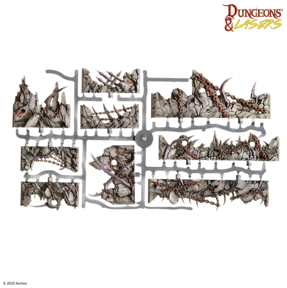 Dungeons & Lasers: Demonic Caves - vorbemalt