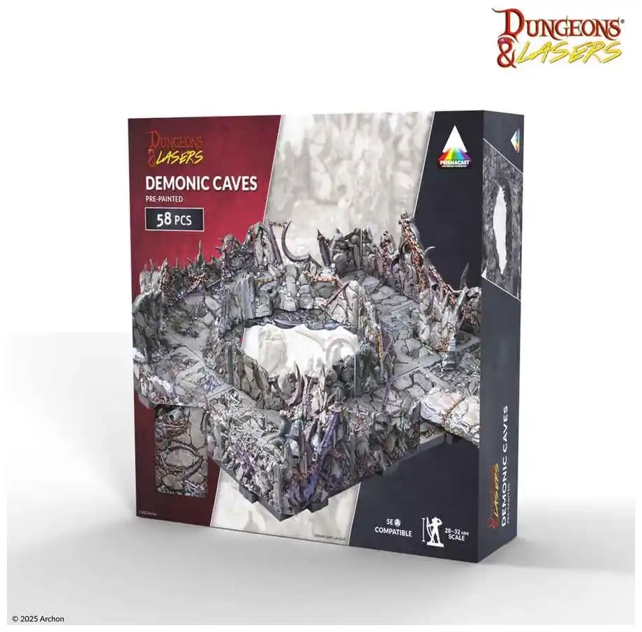 Dungeons & Lasers: Demonic Caves - vorbemalt