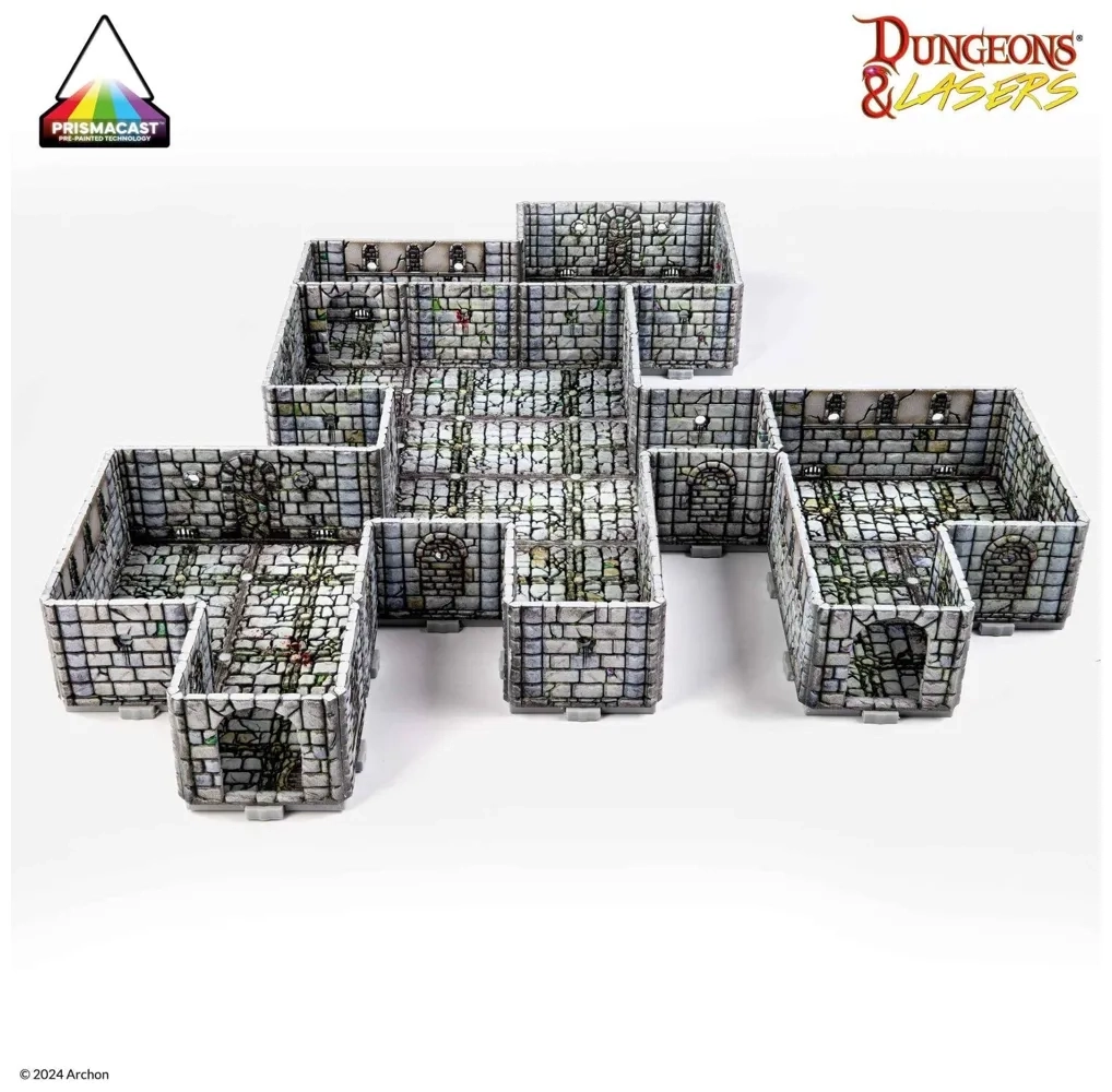 Dungeons & Lasers: Fantasy Dungeon - vorbemalt