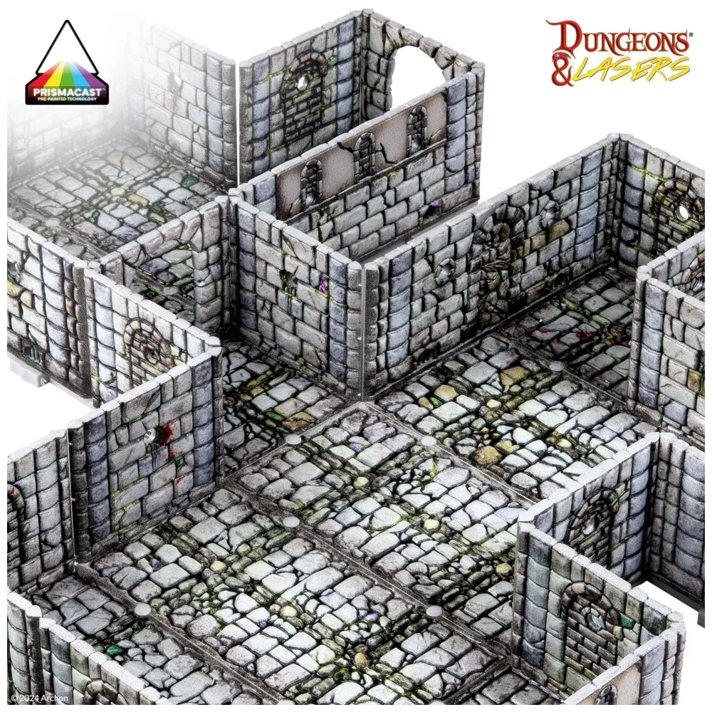 Dungeons & Lasers: Fantasy Dungeon - vorbemalt