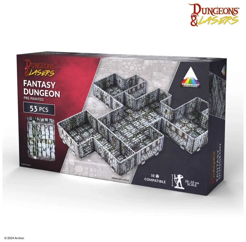Dungeons & Lasers: Fantasy Dungeon - vorbemalt