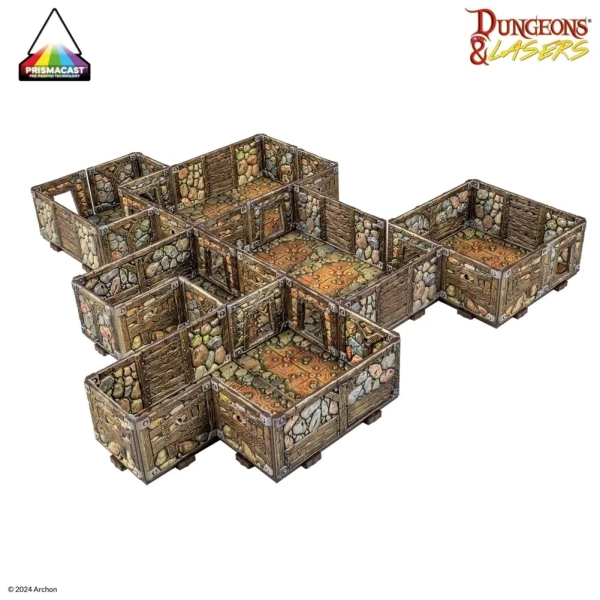 Dungeons & Lasers: Abandoned Mines - vorbemalt