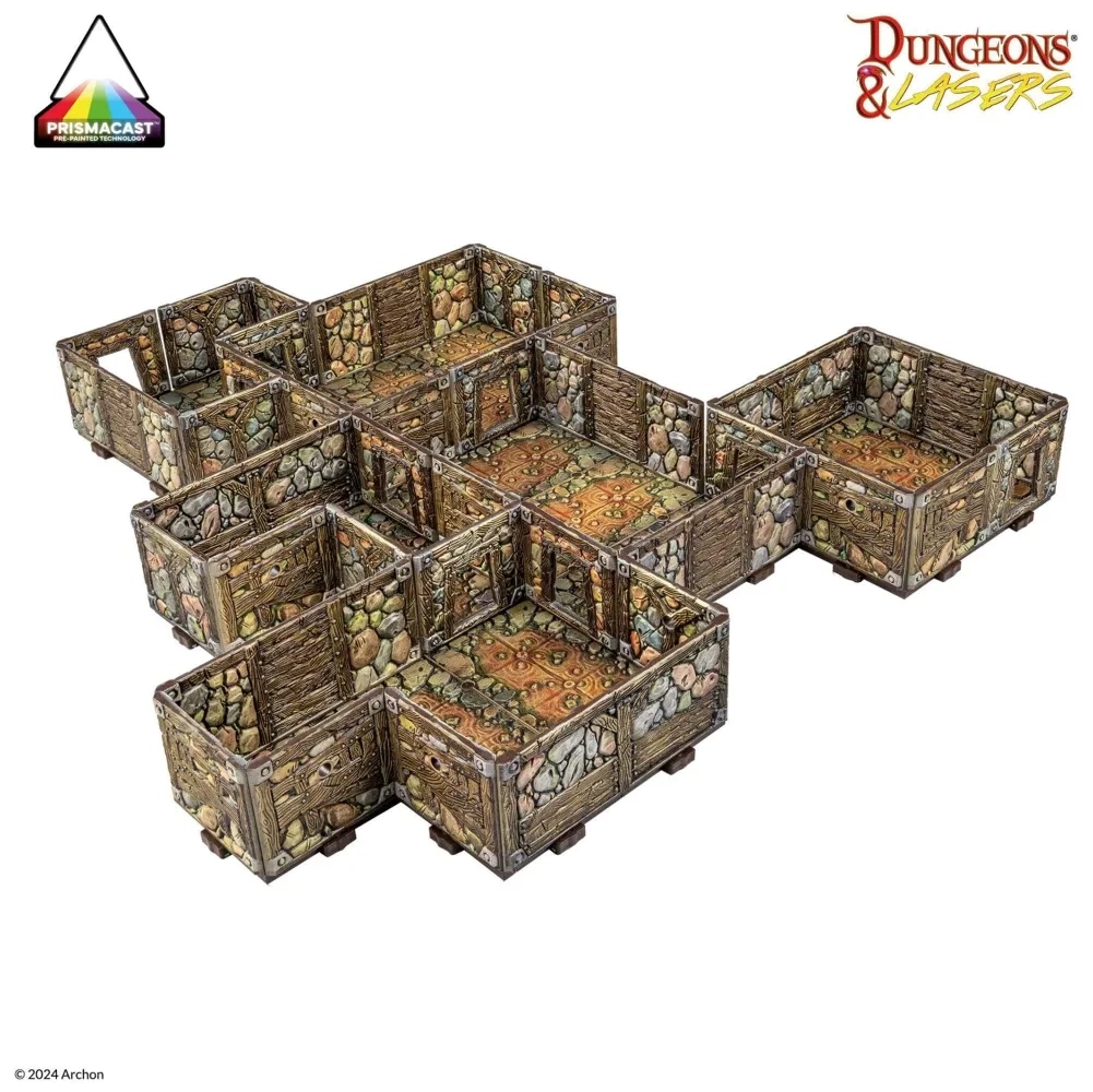 Dungeons & Lasers: Abandoned Mines - vorbemalt