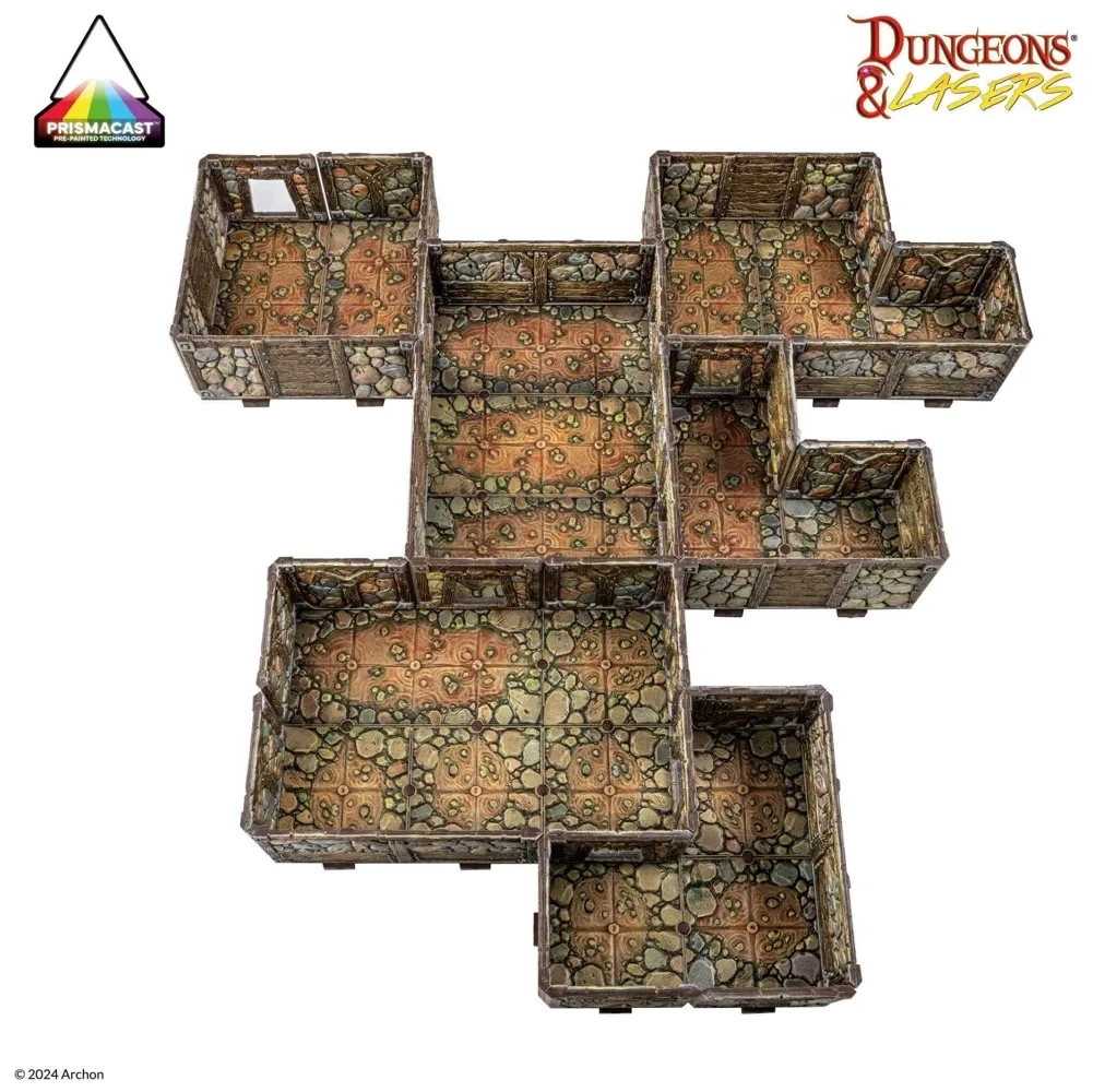 Dungeons & Lasers: Abandoned Mines - vorbemalt