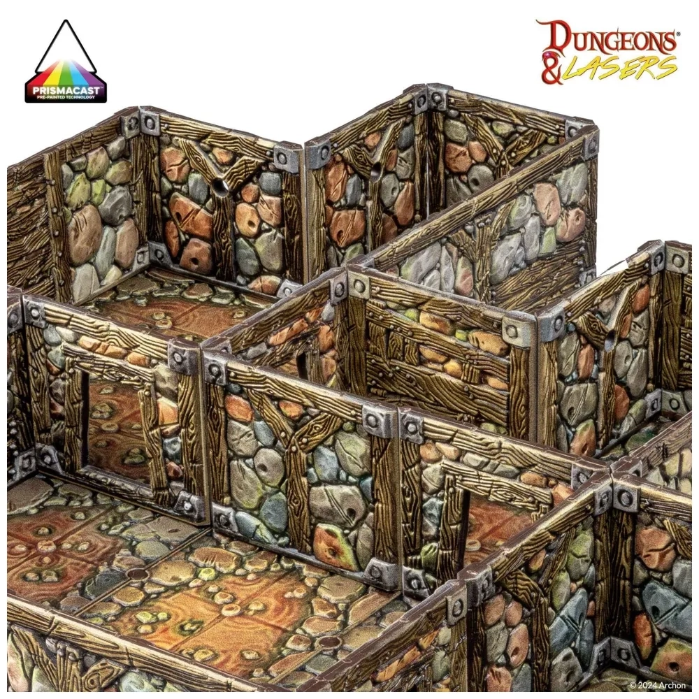 Dungeons & Lasers: Abandoned Mines - vorbemalt