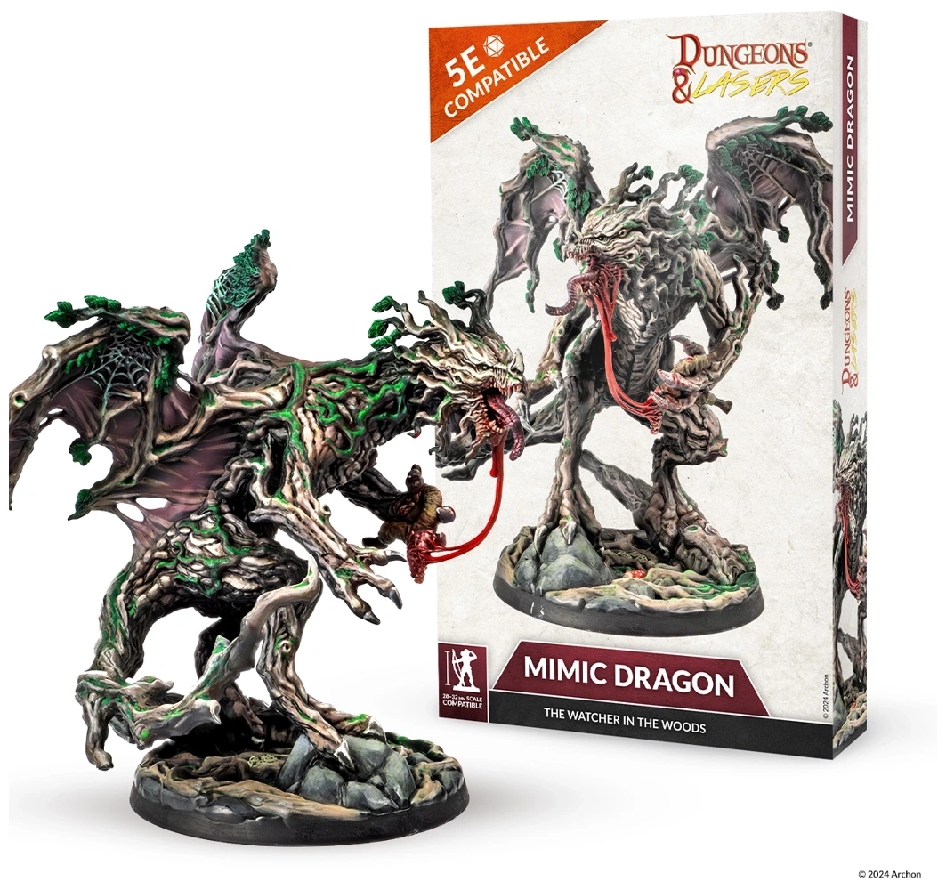 Dungeons & Lasers: Mimic Dragon - Miniaturbausatz