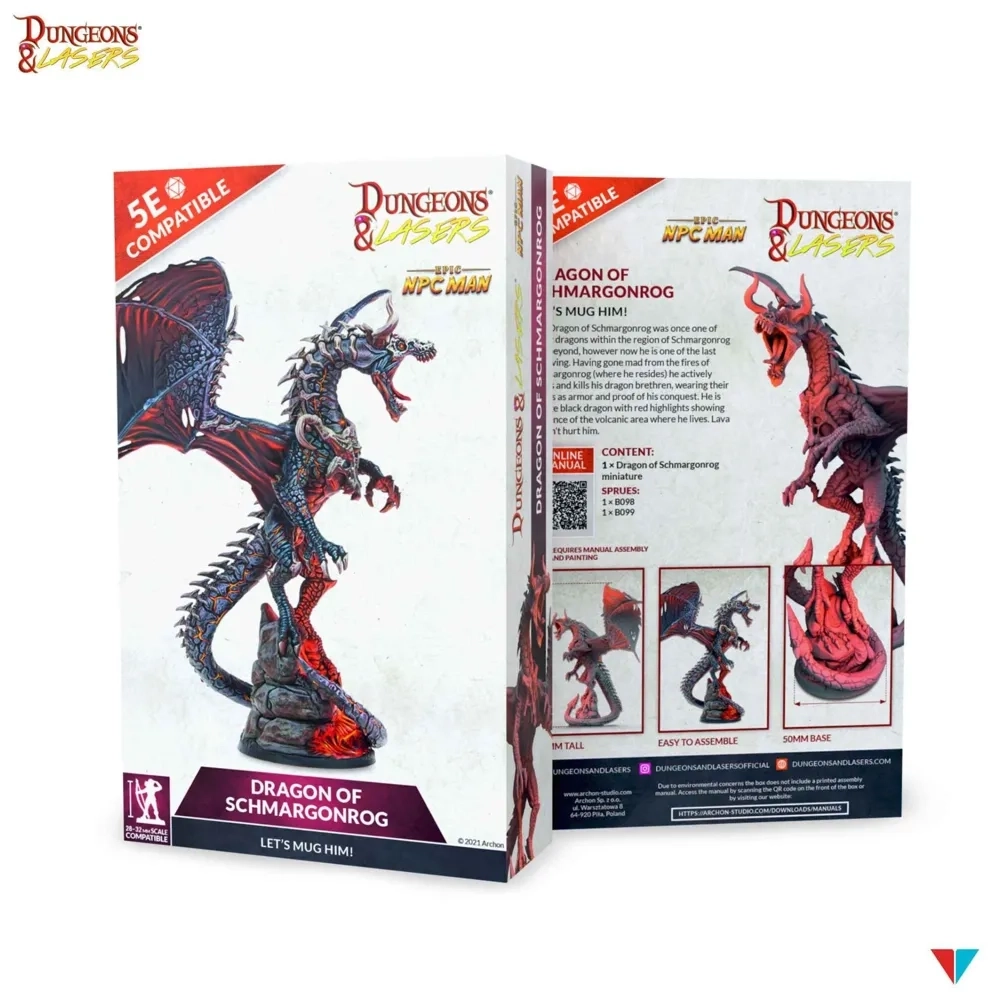 Dungeons & Lasers: Dragon of Schmargonrog - Miniaturbausatz