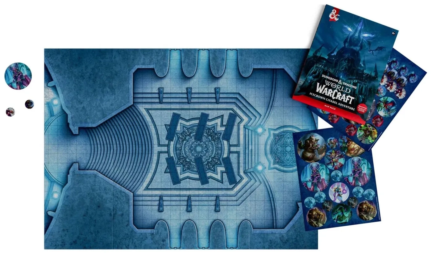 Dungeons & Dragons: World of Warcraft - Icecrown Citadel Adventure Map Pack - EN