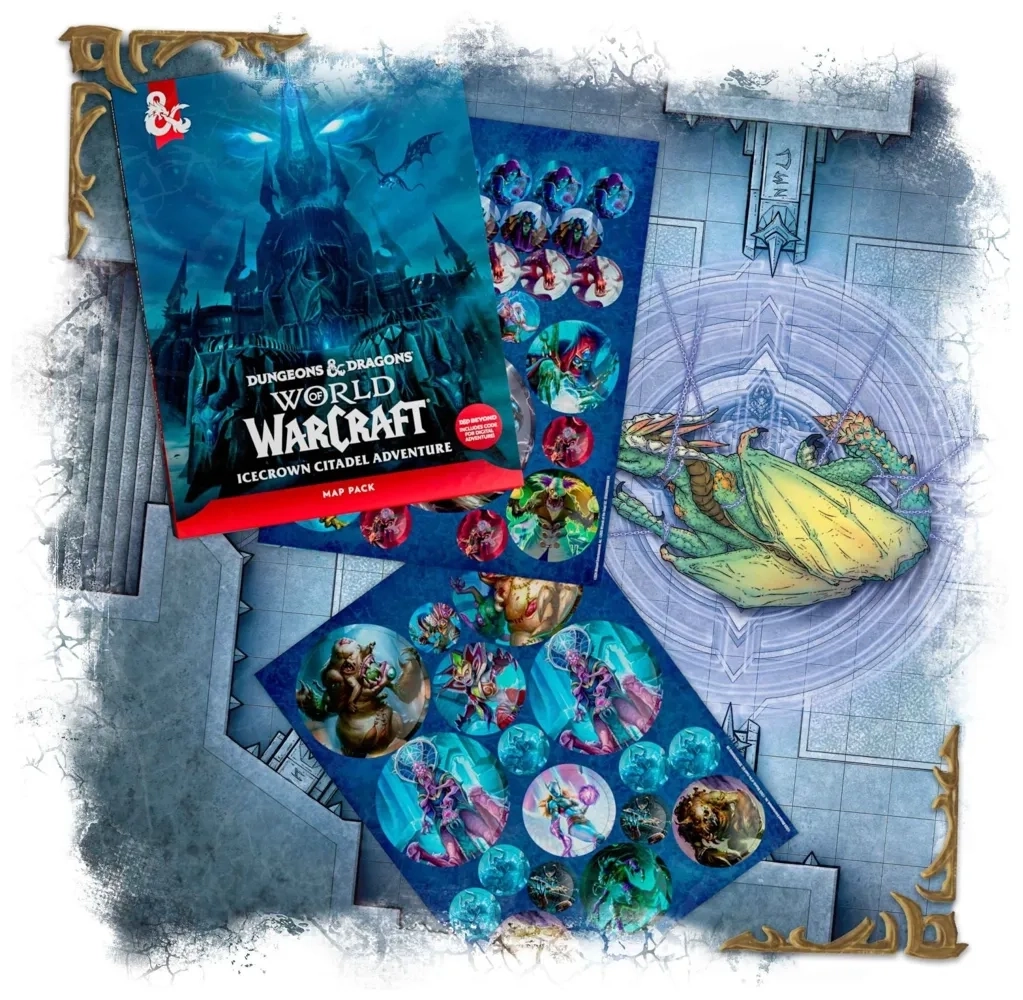 Dungeons & Dragons: World of Warcraft - Icecrown Citadel Adventure Map Pack - EN