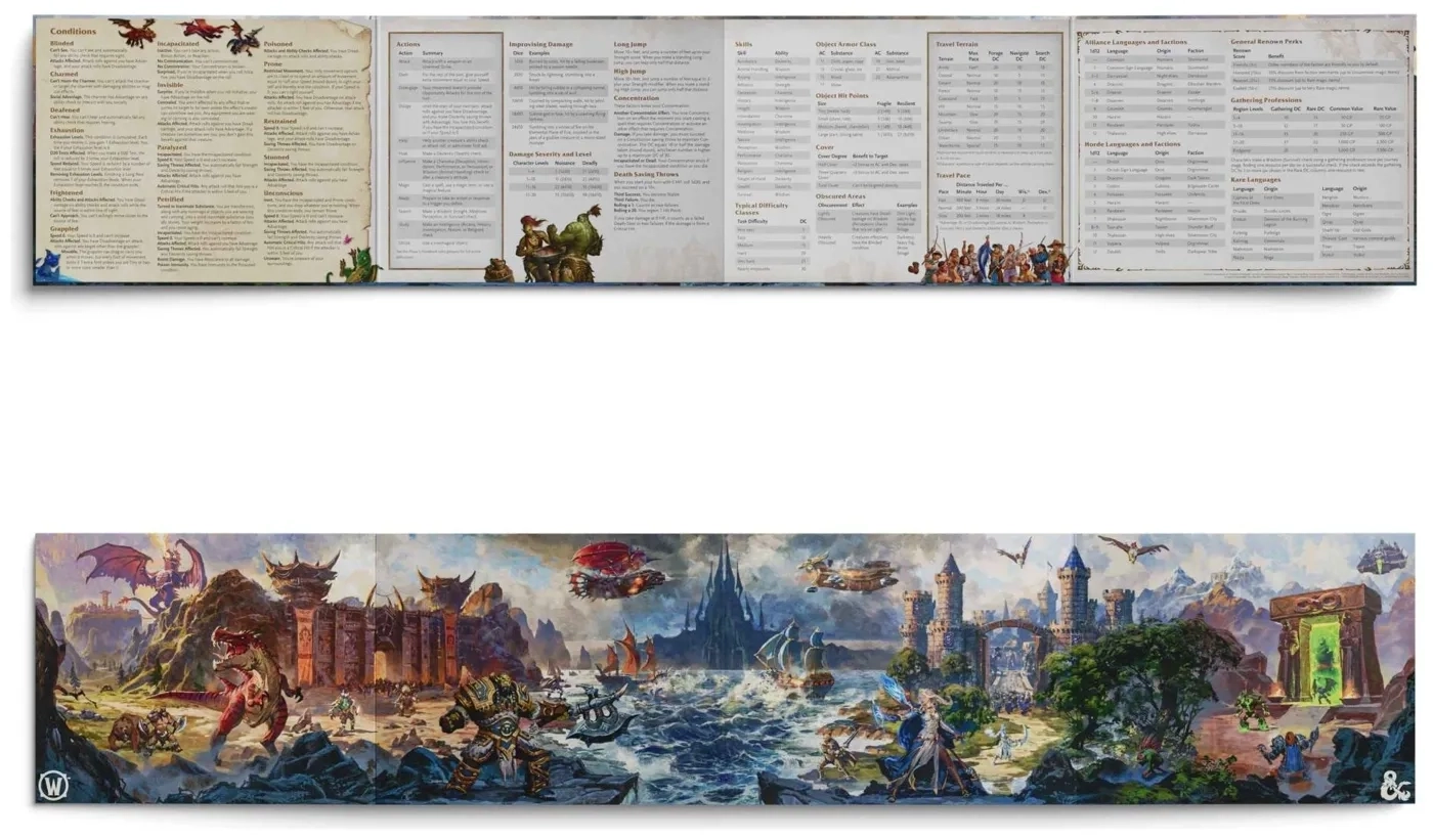 Dungeons & Dragons: World of Warcraft - Spielleiterschirm - EN