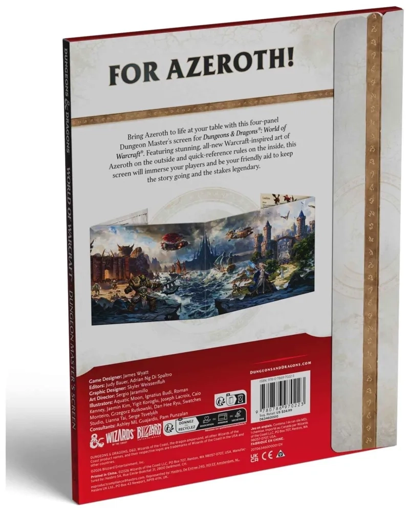 Dungeons & Dragons: World of Warcraft - Spielleiterschirm - EN