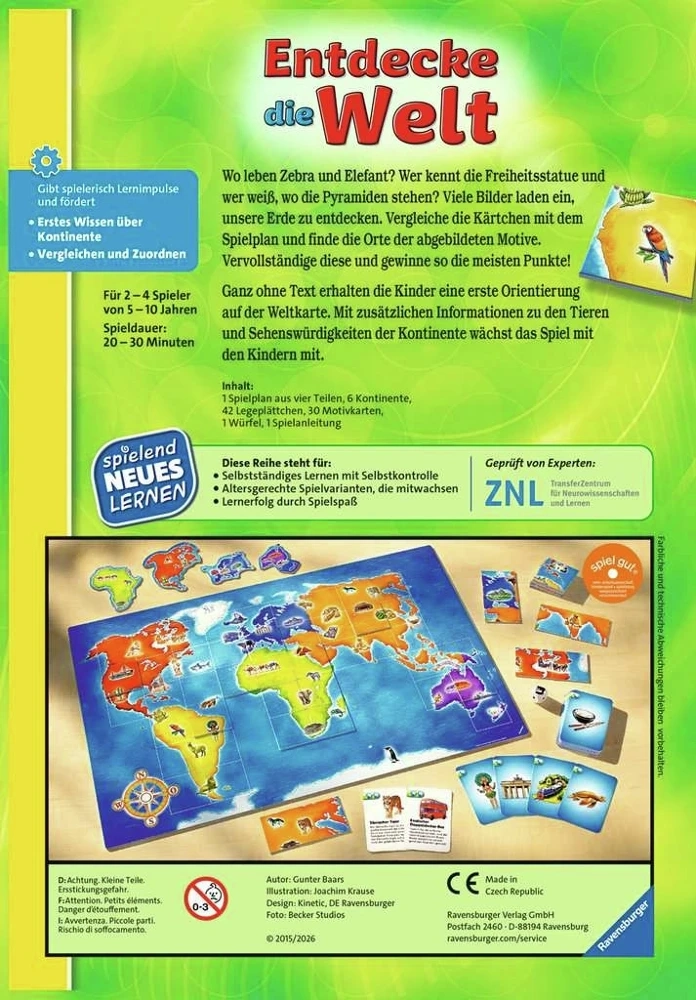 Entdecke die Welt
