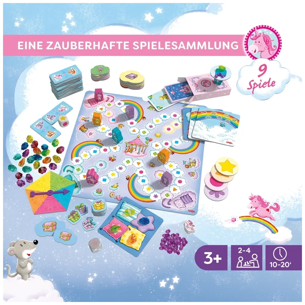 Einhorn Glitzerglück - Spielesammlung - DE/EN
