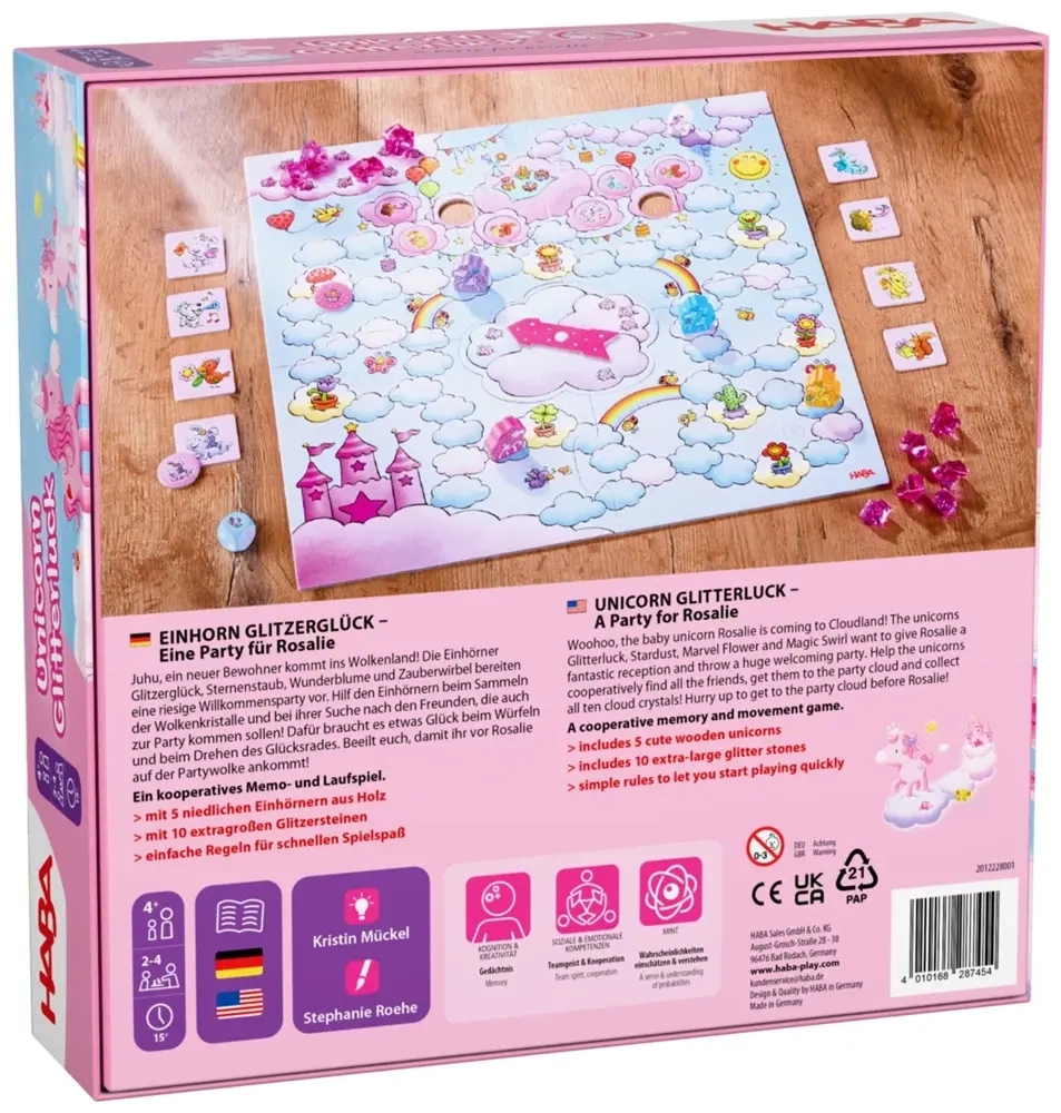 Einhorn Glitzerglück - Eine Party für Rosalie - DE/EN