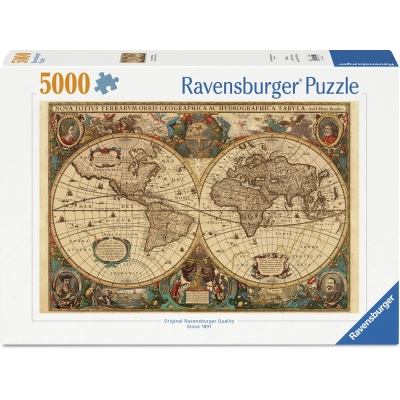 Historische Weltkarte 
