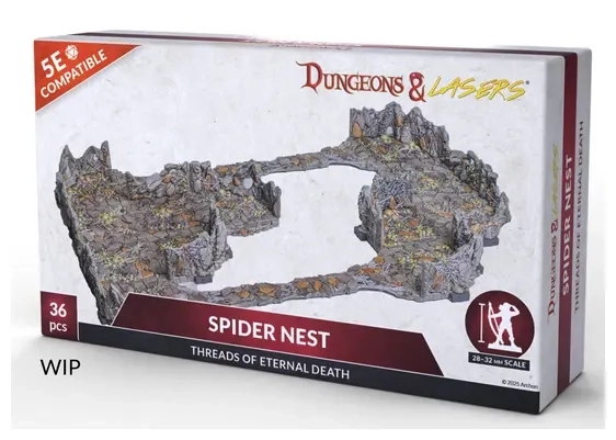 Dungeons & Lasers: Spider Nest - vorbemalt