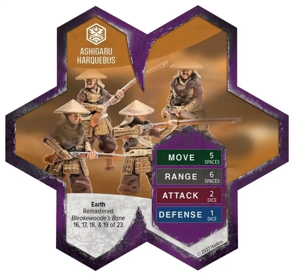Heroscape: Ashigaru Harquebus Remastered - Armeeerweiterung - Standard Edition - EN