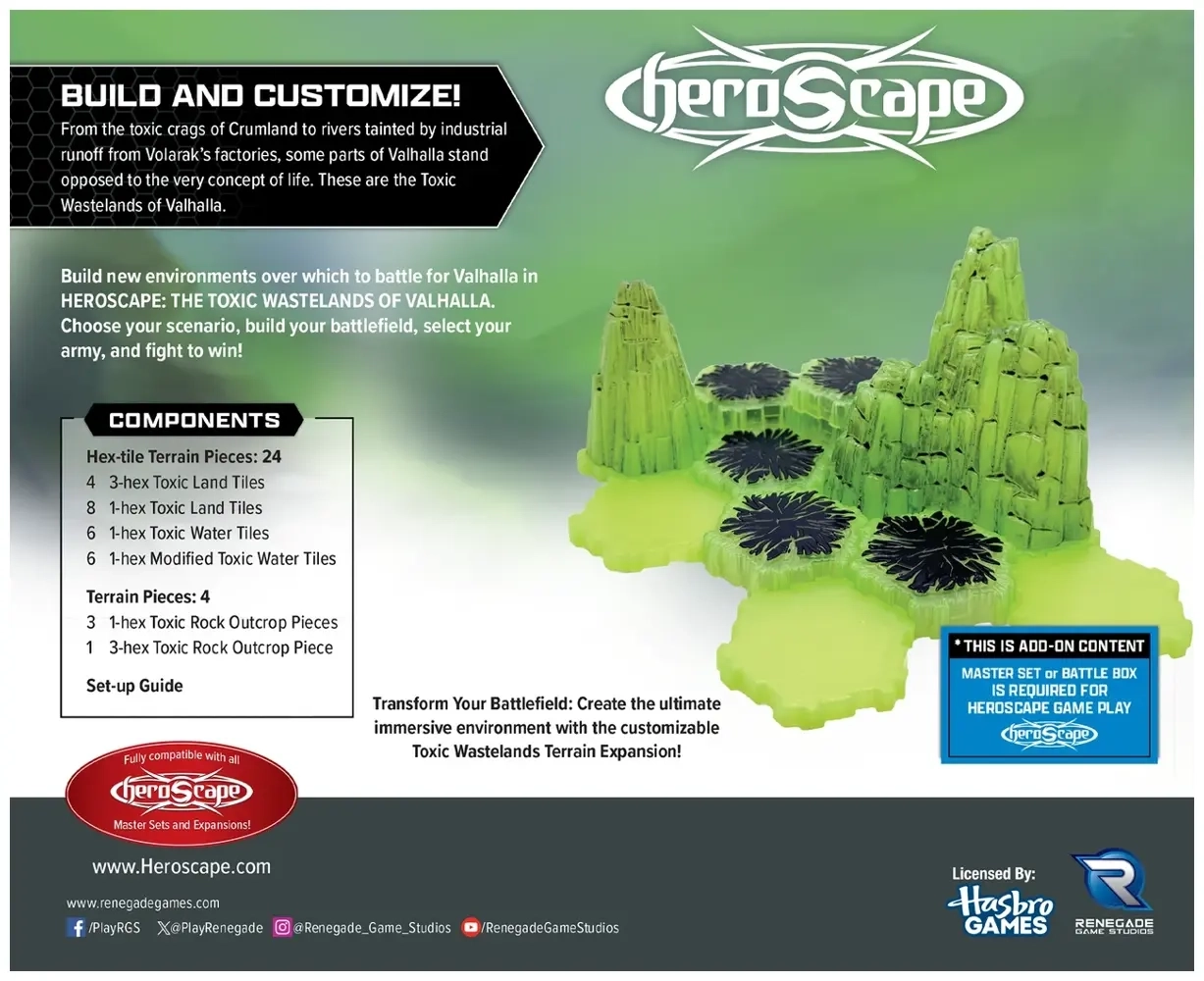 Heroscape: Toxic Wastelands of Valhalla - Geländeerweiterung - EN