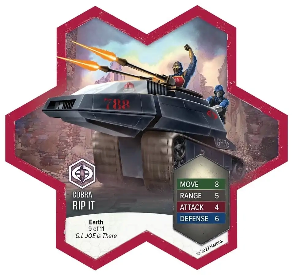 G.I. JOE Heroscape: H.I.S.S. Tank - Armeeerweiterung - Standard Edition - EN