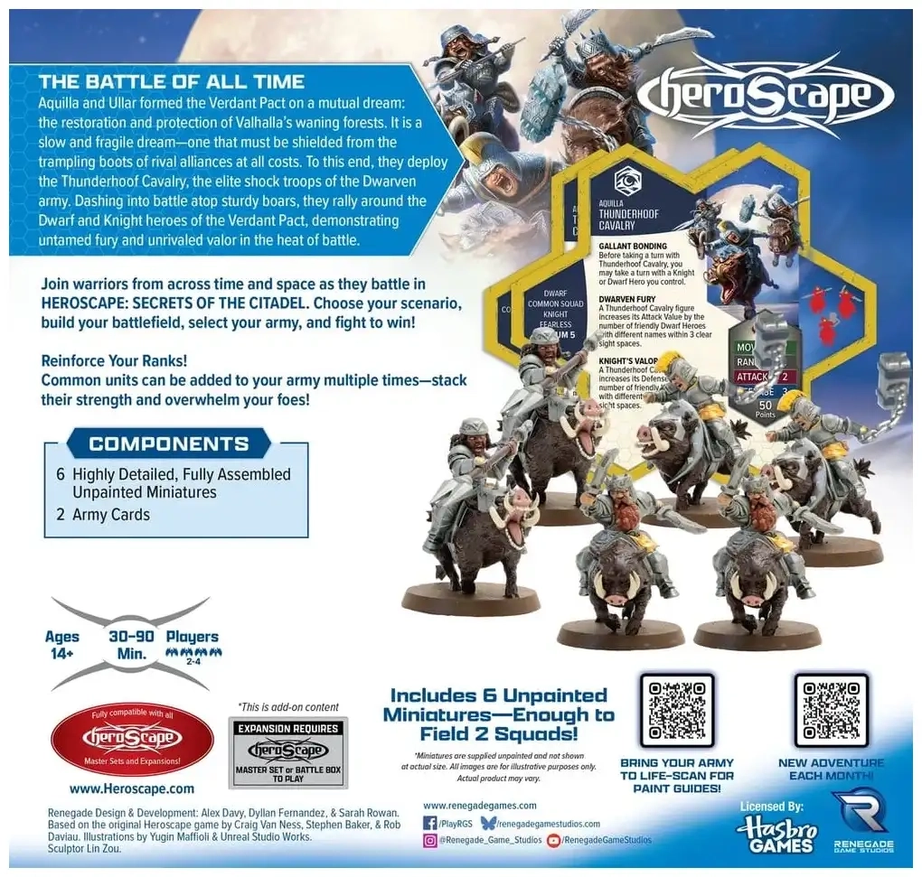 Heroscape: Thunderhoof Cavalry - Armeeerweiterung - Standard Edition - EN